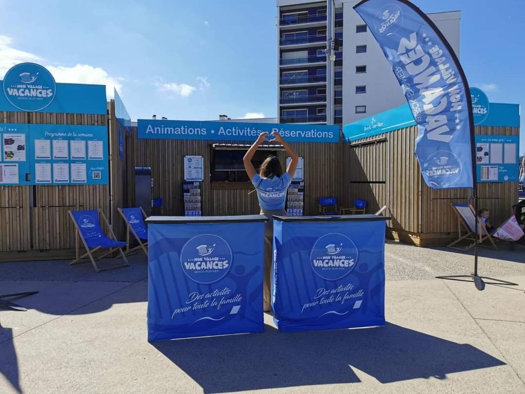 L'Alteia - L'Appartement Les Pieds Dans L'Eau Avec Place De Parking Prive Et Acces Direct A La Plage Berck Buitenkant foto